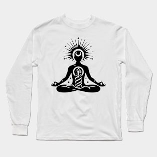 yoga design Long Sleeve T-Shirt